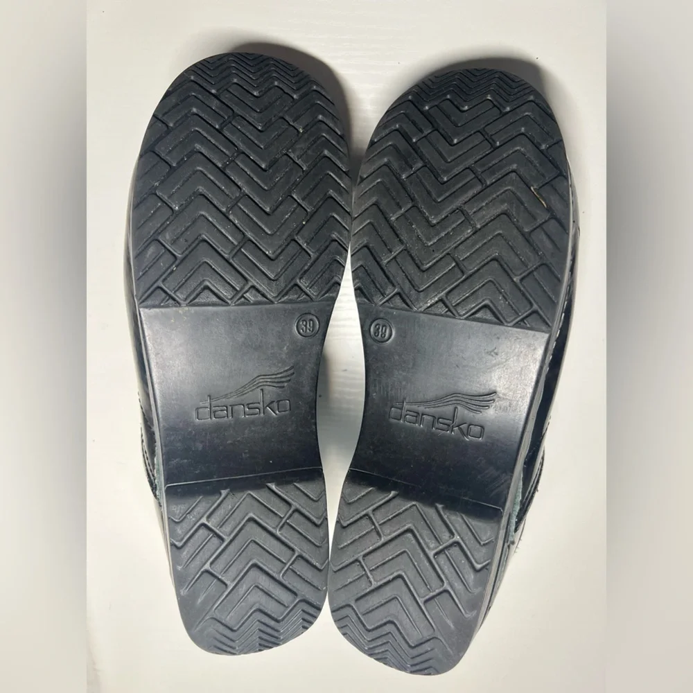 Dansko Black and Green Mules with Classic Design - Picture 8 of 8